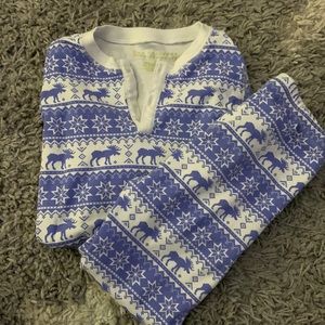 2PC Sutton’s Sweet Dreams Set, Frosty Fairisle with Worth Avenue White Size 5